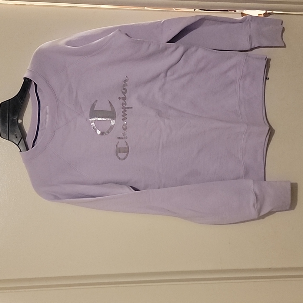 Champion Women Purple Crew S